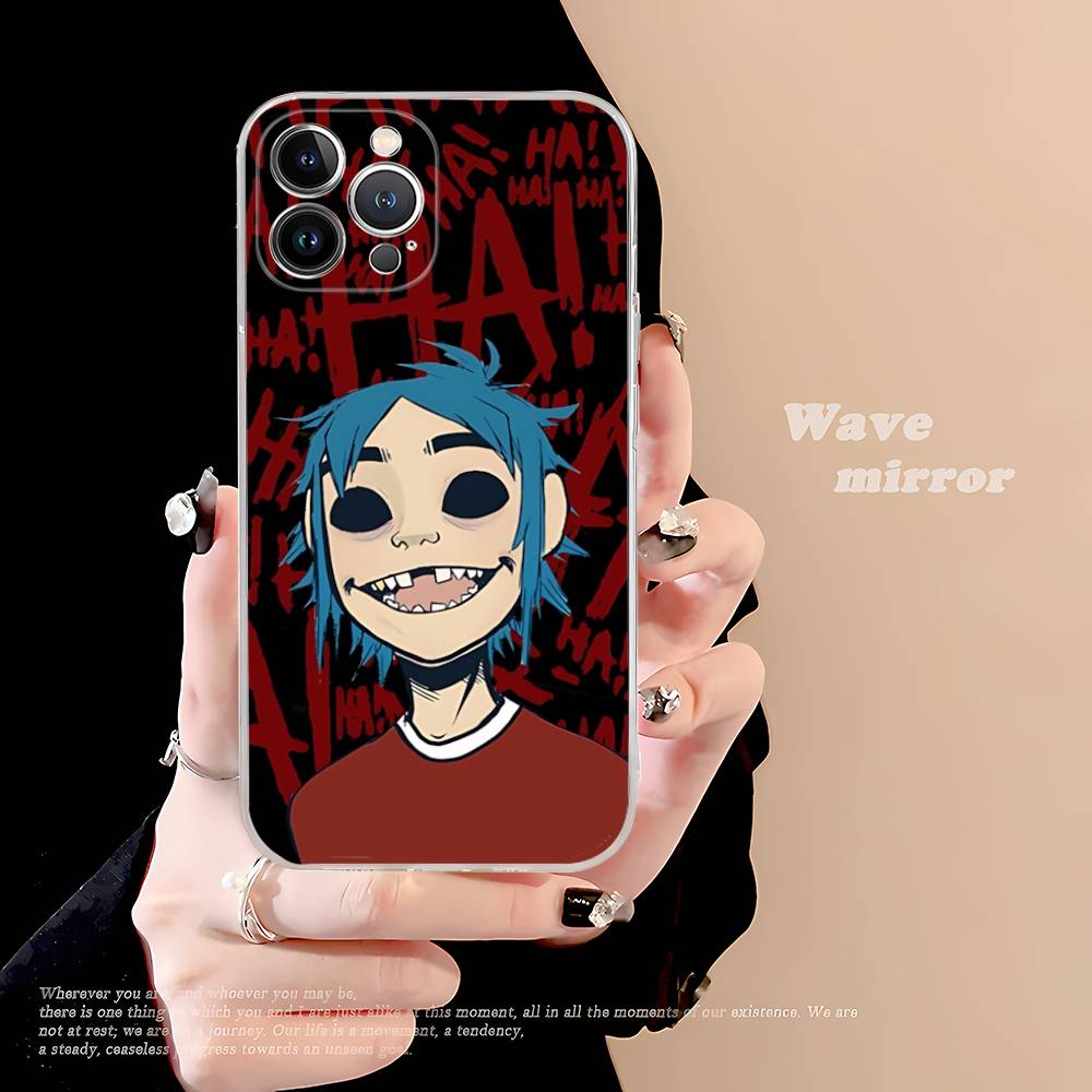 Art Pop Band G-gorillazS Music Transparent TPU Phone Case For IPhone 17 11 12 13 14 15 16 Pro Max 16 Plus Cover