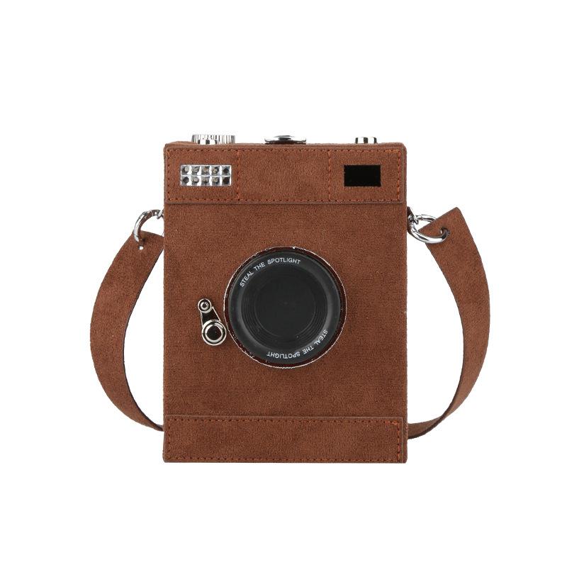 Textured new women's bag fashion camera box bag retro shoulder messenger women's bag
