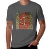 Antique Persian Rug Bird Tree Flowers Ca 1600 Print Tshirt Outdoor Sports Short Sleeve Top