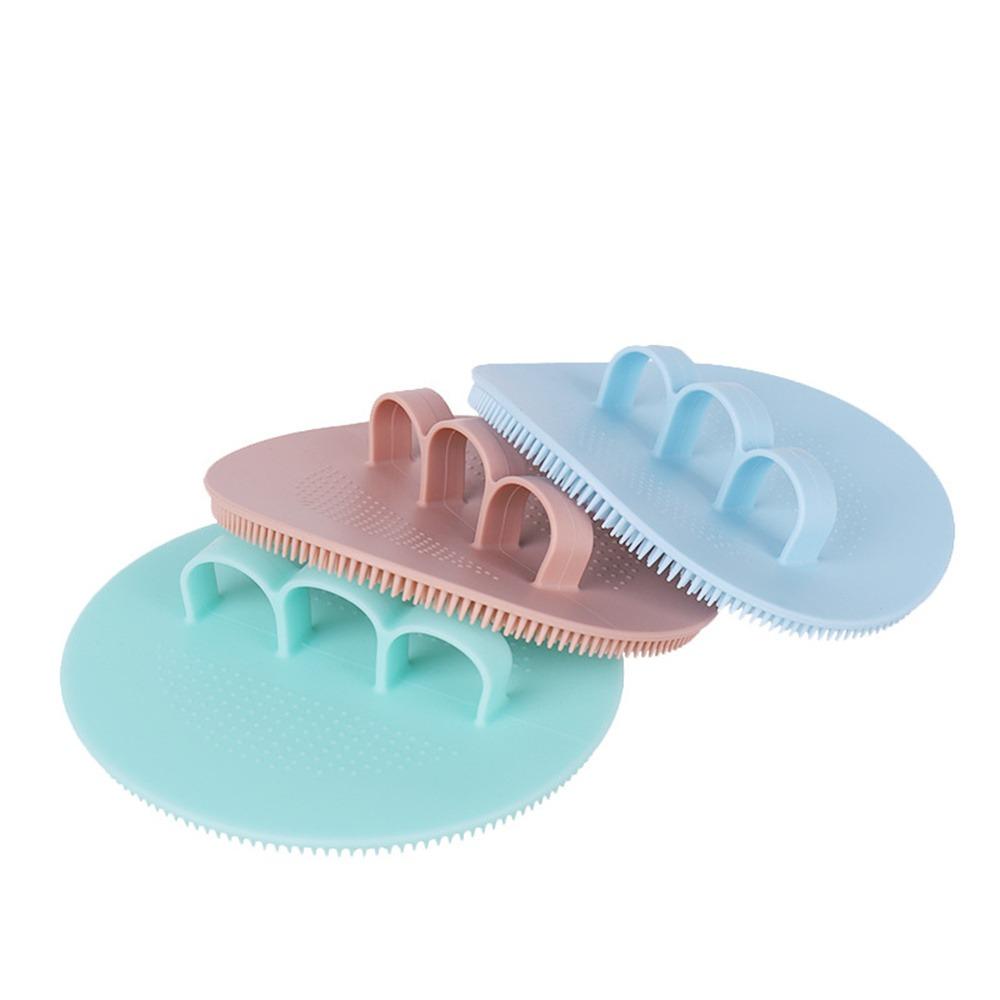 Silicone Shower Brush Baby Shower Brush Rub The Bath Soft And Do Not Hurt The Skin Three Fingers Non-Slip