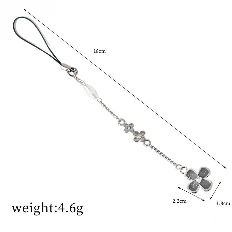 Anime-Inspired Kazehaya Shouta & Kuroanuma Sawako Phone Strap Lanyard - Four-Leaf Clover Design