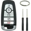 Smart Key Fob Shell Case Replacement Fits for Ford Explorer Expedition 2018- Edge 2017- Escape Lincoln Navigator Aviator - Corsair Keyless Entry Car
