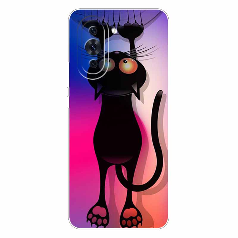 For Huawei Nova 10 Case Fashion Silicone Soft Cat Lion Back Cover for Huawei Nova 10 Case Protection Nova10 Cool Cartoon Shells