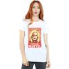 Captain Marvel Womens/Ladies Ornament Boyfriend T-Shirt