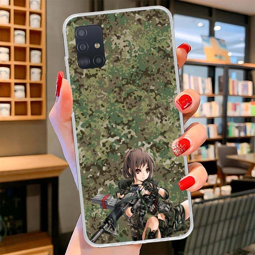 Camouflage Military Cover Phone Case For Samsung Galaxy A12 A22 A32 A52 A72 A02S Phone Case Note 20 Ultra 10 S10 Plus A51 A71 A5