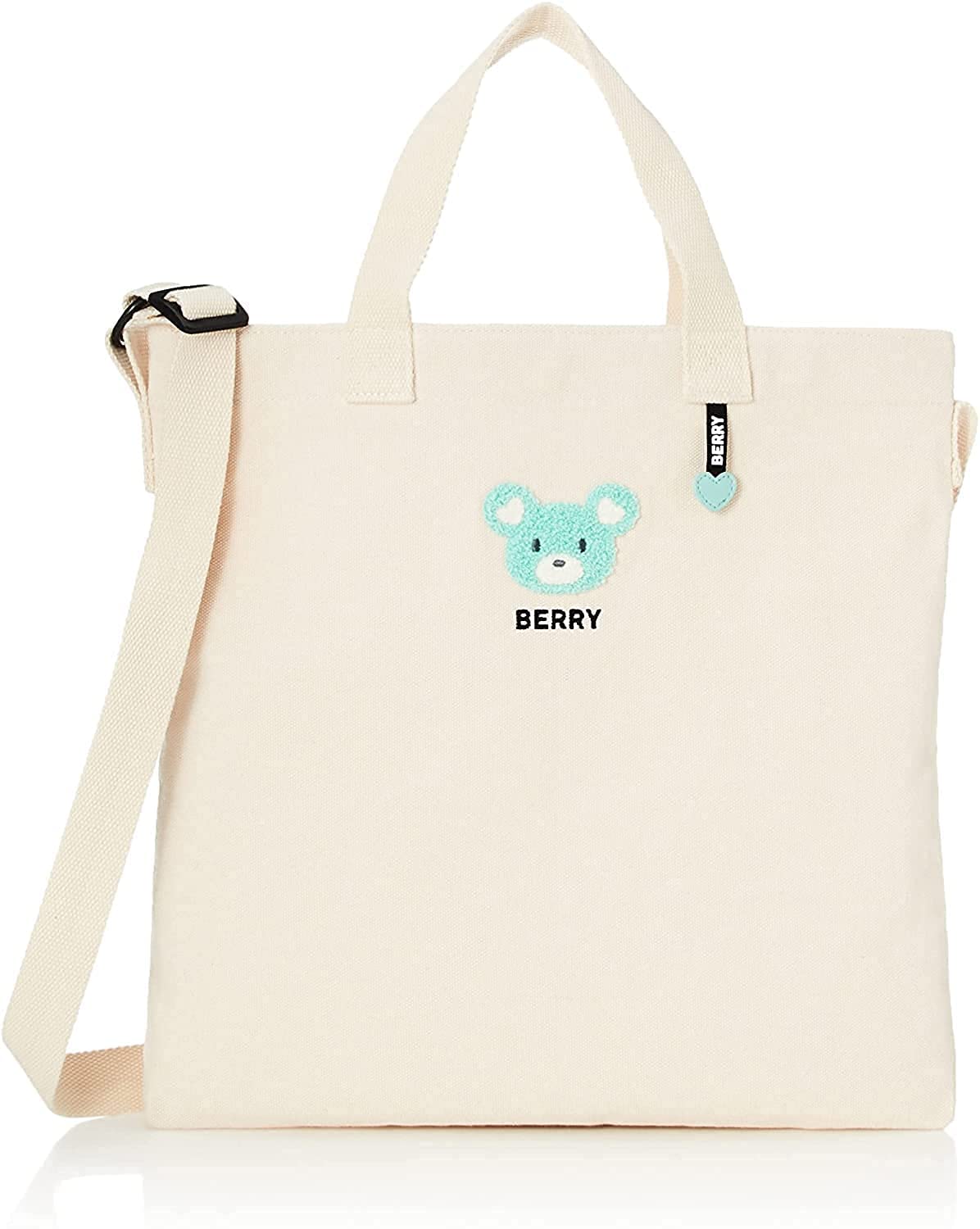 

Berry Girls BERRY Embroidered Shoulder Tote Bag TBR-30644 Mint