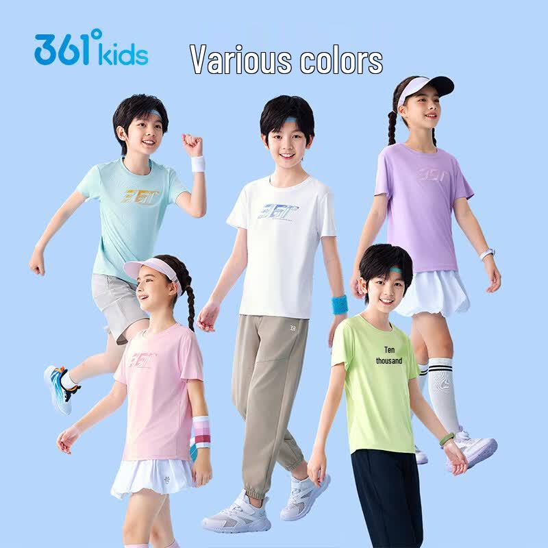 361° Kids' 2026 Summer Unisex Breathable Quick-Dry Sports T-Shirt