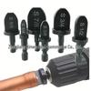 6-Piece Imperial Flaring Tool Set: Black Triangular Hex Shank Tube Expander for Air Conditioning & Copper Tube Repair