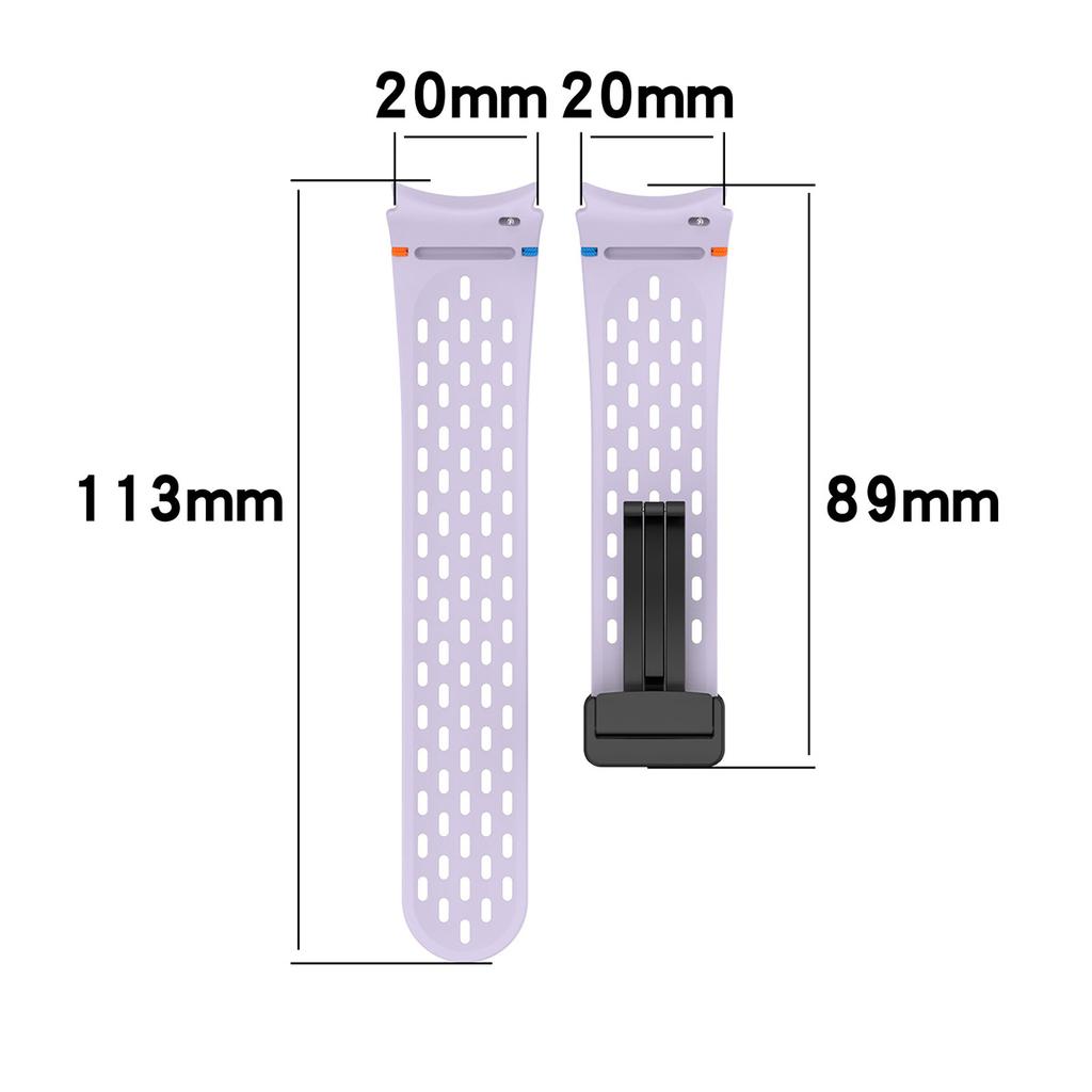 Case+Strap for Samsung Galaxy Watch 7 6 5 4 40/44mm Silicone Magnetic Band Tempered Glass Screen Film PC Protector Cover Bumper