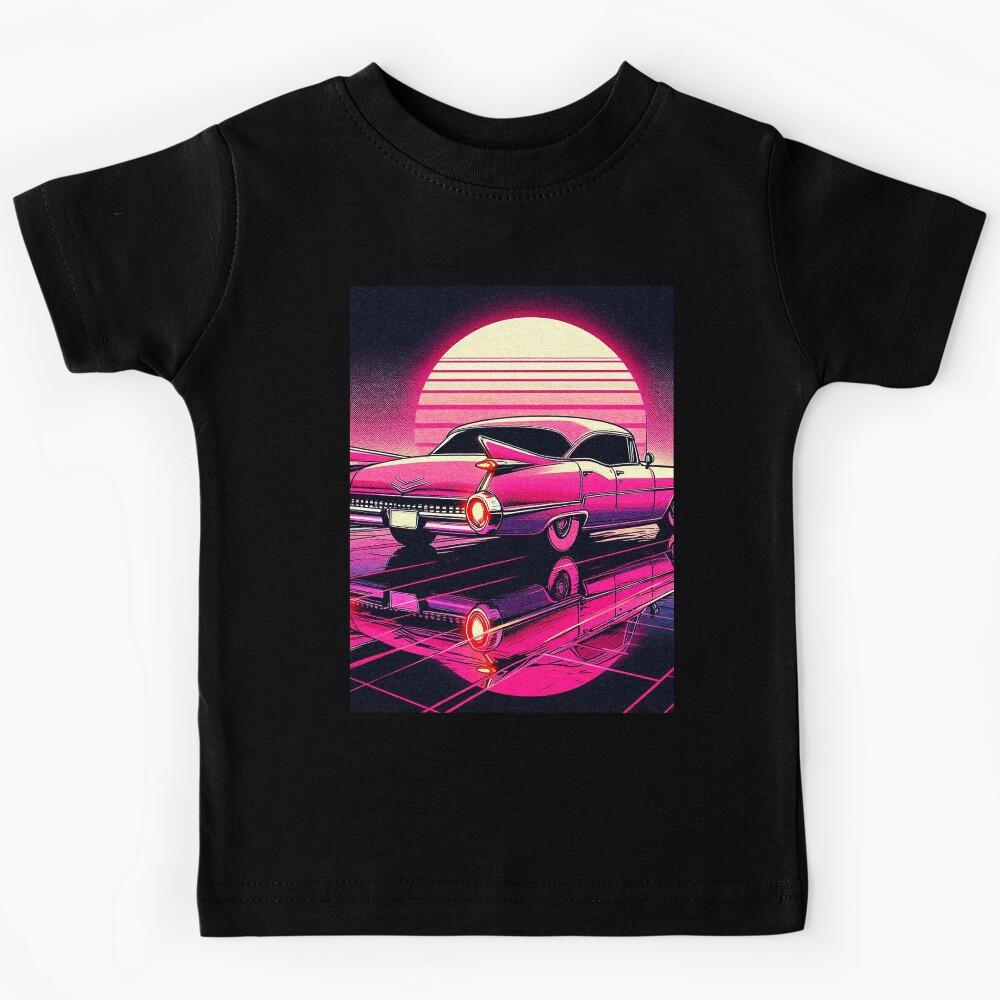 Pink Cadillac and Americana: A Journey in Style Kids T-Shirt 160