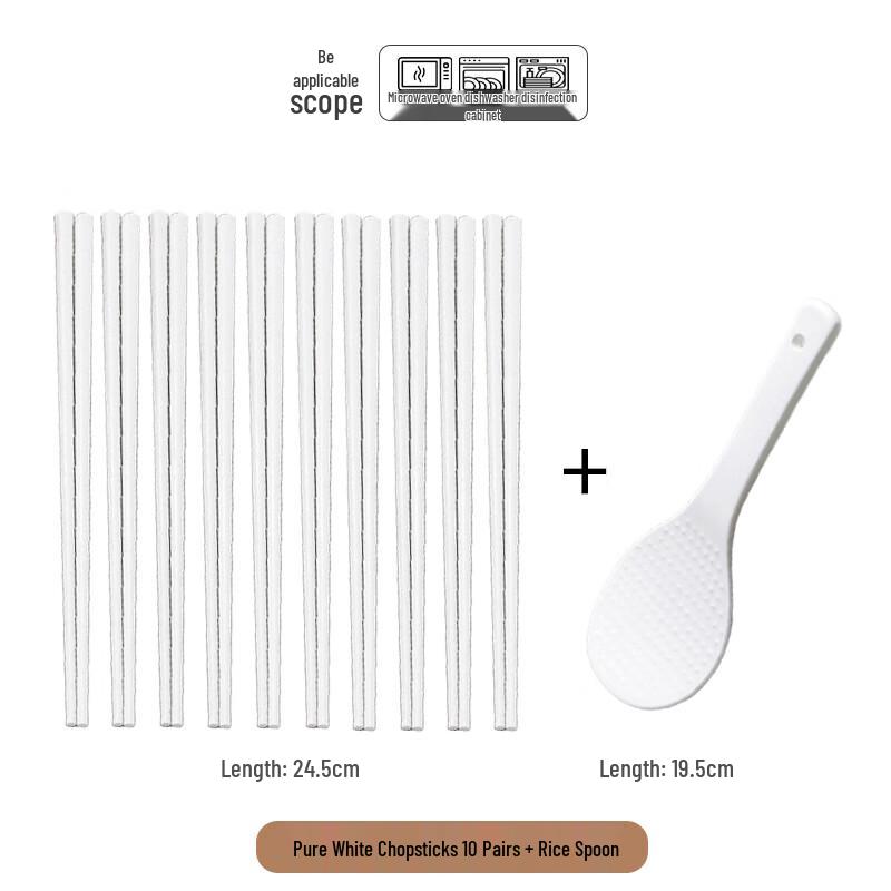 

Jingdezhen Ceramic Chopsticks & Rice Spoon Set