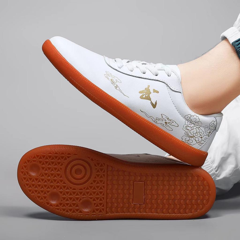 Pantofi Tai Chi Bărbați Femei Sport Exterior Femeie Mers Adidași Kung Fu Alb Bărbat Talpă Moale Pantofi Wushu Arte Marțiale