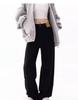 American Black Plus Size High Waist Wide Leg Jeans for Women