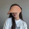 Fashion Anti-Uv Summer Visors Hat Empty Top Breathable Sun Hat Raffia Weaving Sunshade Cap Woman