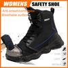 Indestructible Steel Toe Work Shoes for Men Lightweight Slip Resistant Outdoor Security Boots Safe Comfortable Safety Shoes
