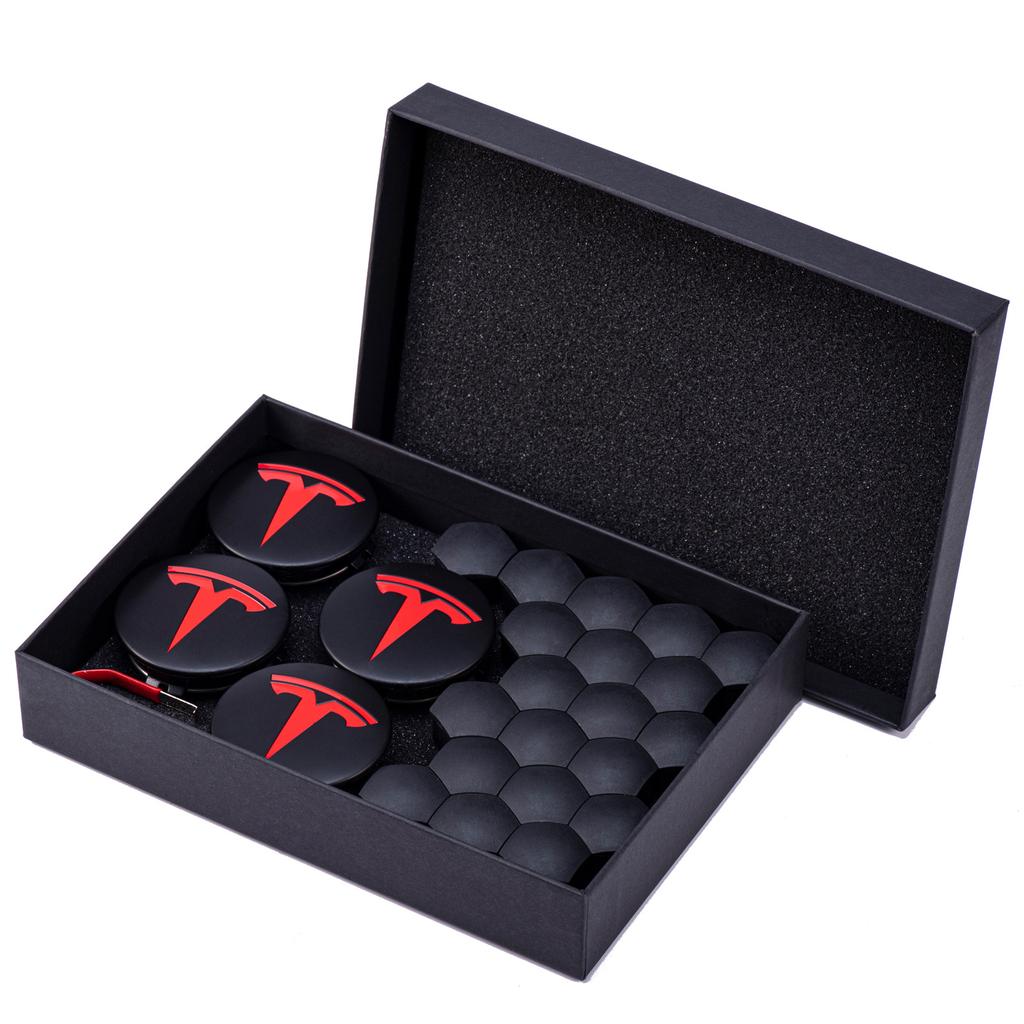 TYTU6 56/57MM 4pcs 25PCS 29PCS for Tesla Model 3 S/X ModelY 2025Juniper Badge Covers Hub Caps Hub Center Caps Auto Accessories Style