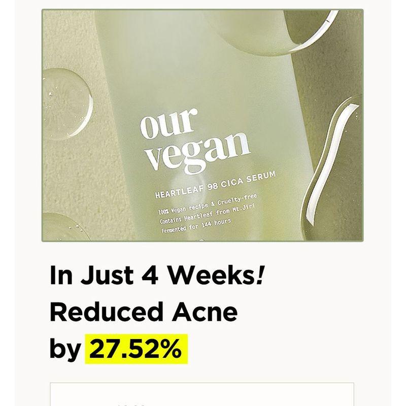ma:nyo Our Vegan Heartleaf 98 Cica Serum
