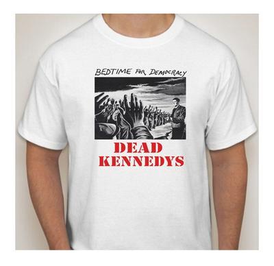 T-shirt Dead Kennedys Musica Punk Hardcore Anni '80 Bedtime For Democracy Reagan GT127