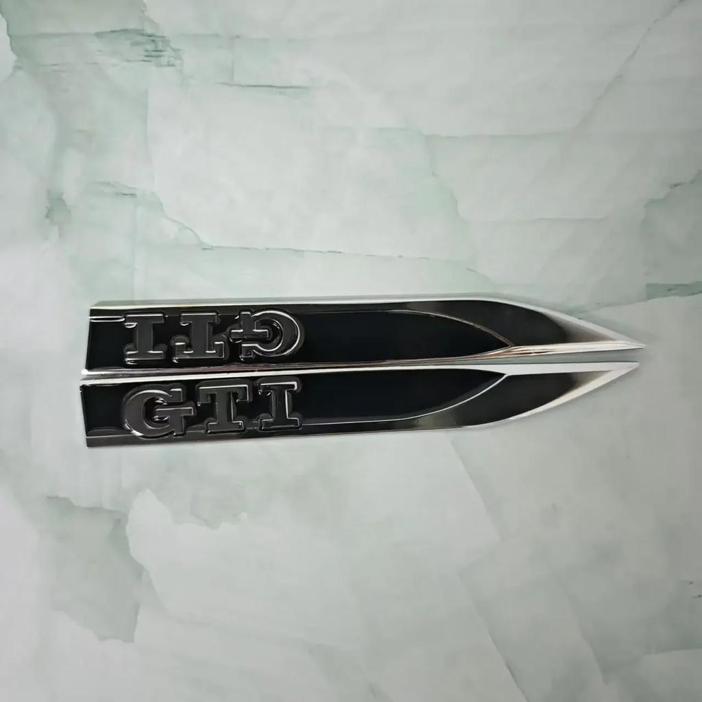For VW Volkswagen Jetta MK5 Golf Volkswagen Golf 5/6/7 MK5 MK6 MK7 GTD GLI 3D Metall-Kotflügel Logo Aufkleber Personalisierte Ka