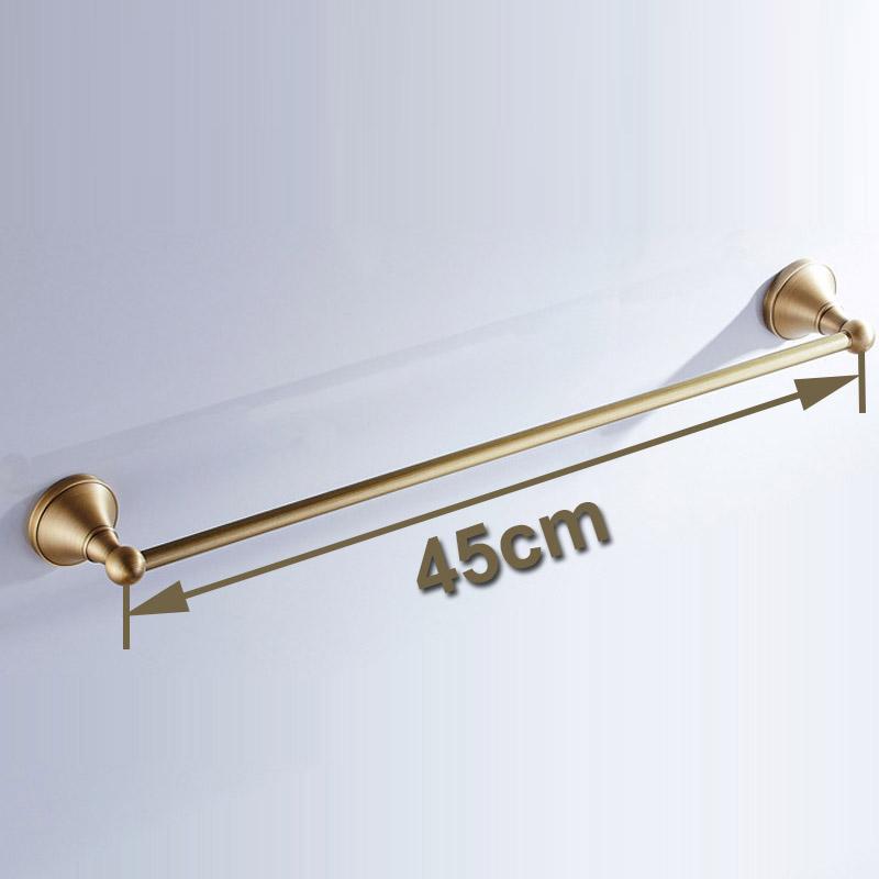 Luxury Solid Brass Bathroom Accessories Set: Towel Bar, Paper Holder, Towel Ring, Robe Hook - Complete Modern Bathroom Set