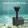 Solar-Powered Floating Garden Fountain and Light