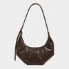Hifash Cowhide Genuine Leather Half Mo Shoulder Bags For Women 2026 Luxury Designer Crossbody Hobos Crescent Ladies Handbags