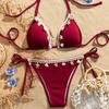Sexy White Bikinis Women's Swimwear Female Swimsuit For Swimming Wear Bathing Suits Brazilian Bikini Set Beachwear Pool Bather
