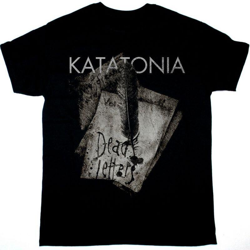 Vtg KATATONIA Band DEAD LETTERS Cotton Black All Size Unisex Shirt C199 XXXL