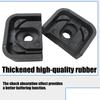 Heavy Duty Rubber Shock Absorbers for Square Air Conditioning Outdoor Units Vibration Reduction Universal Compatibility