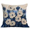 New Flower Pillowcase Imitating Three-dimensional Oil Painting Style Creative Floral Home Living Room Sofa Cushion Pillowcase
