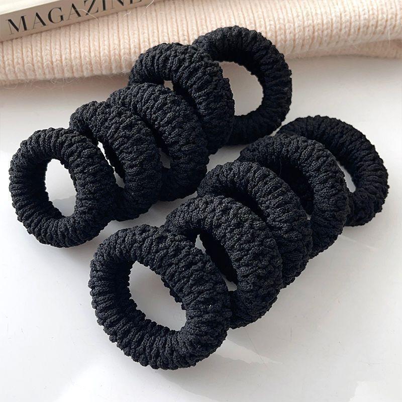 Thickened Thickened Hair Accessories Widened Hair Tie Rubber Band Hair Band Head Rope Ponytail High Elastic Durable Hair Rope Autumn and Winter