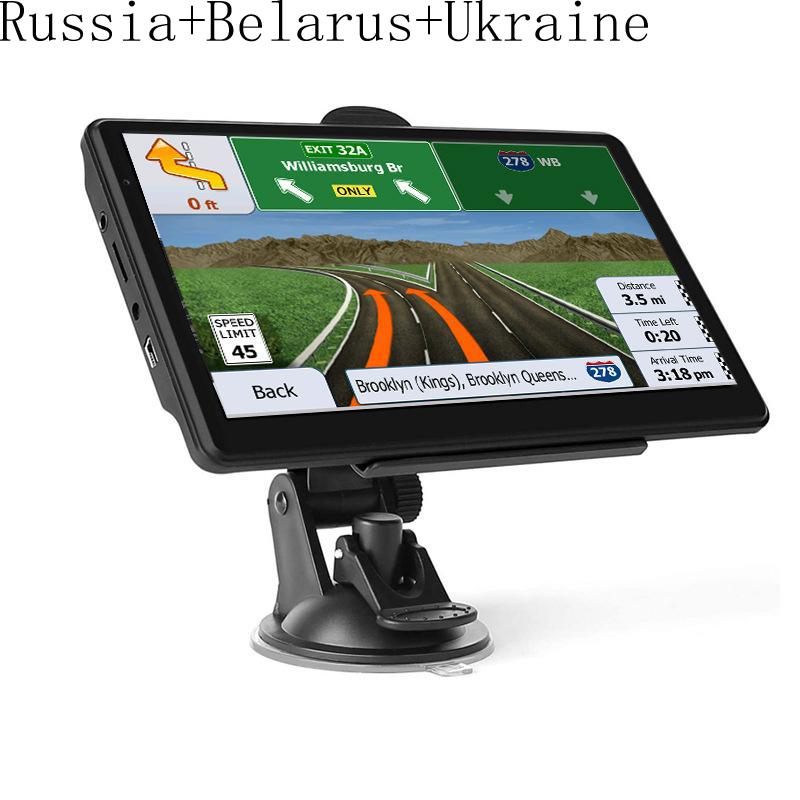 

GPS-навігатор 5/7-дюймовий навігаційний дисплей 800*480 Head Up Навігаторний пристрій високої чіткості Автомобільний навігаційний датчик Навігаційний сканер 7 inch Russia+Belarus+Ukr