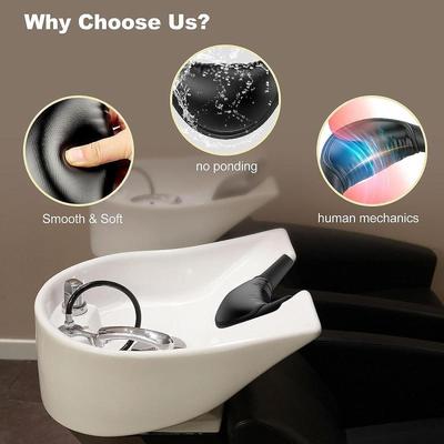 Hair Washing Sink Basin Tool ,Salon Shampoo Neck Rest Cushion, Nonslip Neck Pillow Hair Wash Mat Shampoo Bowl Neck Rest Rack