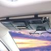 Car Sun Visor Organizer Multi-Pocket Pouch Car Sun Visor Organizer Zipper Type Card Holder Storage Auto Interior Accessories