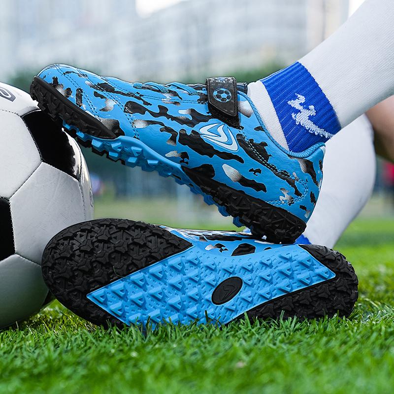 Modne Tanie Dziecięce Buty Piłkarskie Sporty Outdoorowe Turf Dziecięce Buty Piłkarskie Lekkie Oryginalne Dziecięce Szybkie Piłka Nożna Tenis dla Chłopca
