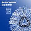 Mop Replacement Pad Strong Decontamination Mop Accessories Fiber Rotary Mop Triangle Mop Head Pad for O-Cedar EasyWring RinseClean