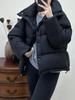 Women's Soft Zero-Pressure 2026 Winter Short Down Jacket - Thickened High-End 90% White Duck Down Coat with Stand Collar.