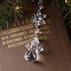 New Year Hanging Acrylic Decorations Crystal Christmas Tree Ornaments Pendant
