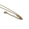 LOUIS VUITTON M61083 Gold Plated Essential V Necklace gold Gold Plated Used