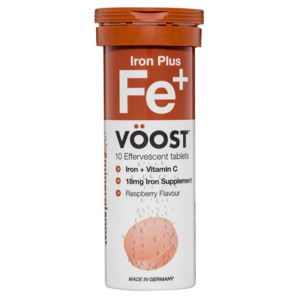Voost Iron Plus Effervescent 10 Tablets