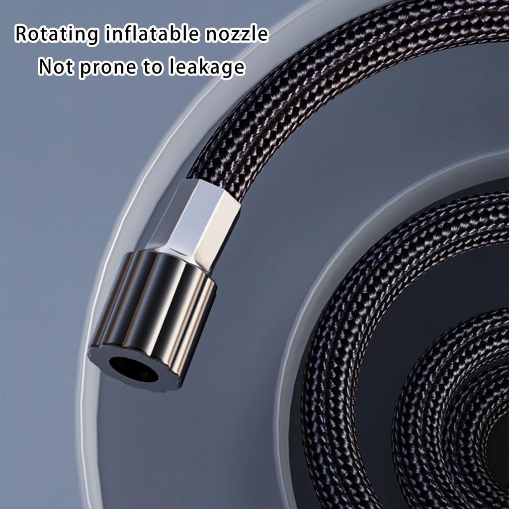 Tire Inflator Portable Air Compressor Air Pumps with 300cm Cord Flashlight Pressure Gauge Universal Tire Inflator