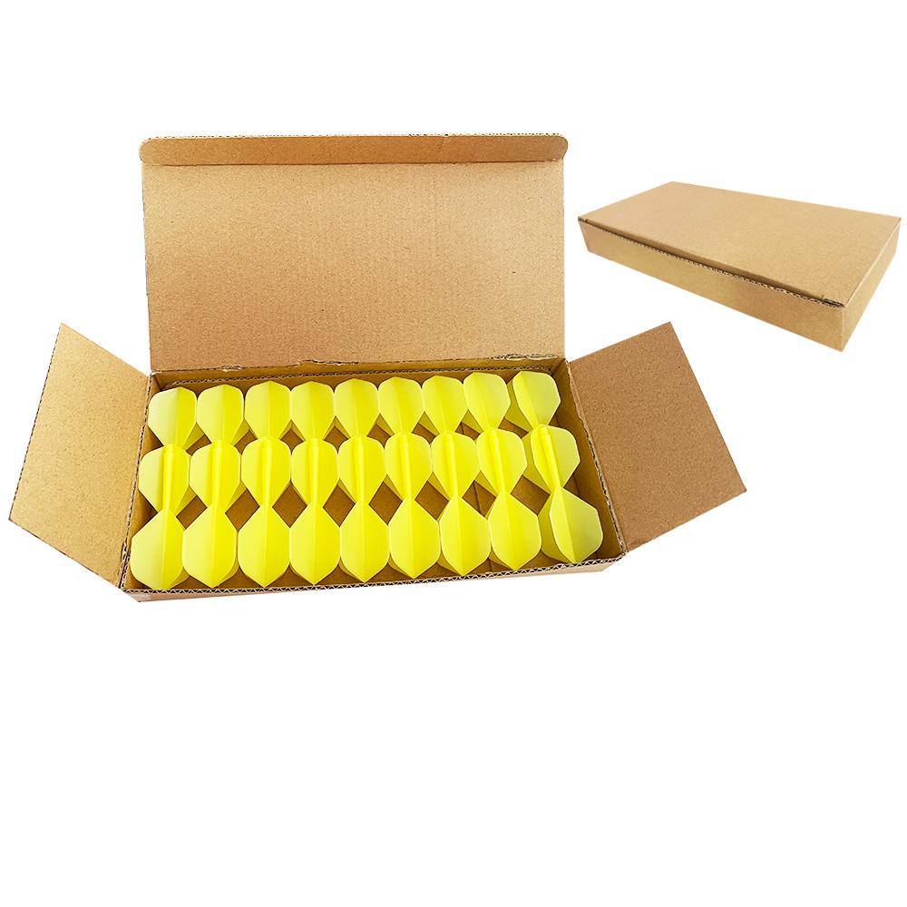 PENPEN One Dart Shape Transparent Tail Anti-throw Durable Double-Sided Eco-Friendly Lightweight Safety Plastic Dart Flights