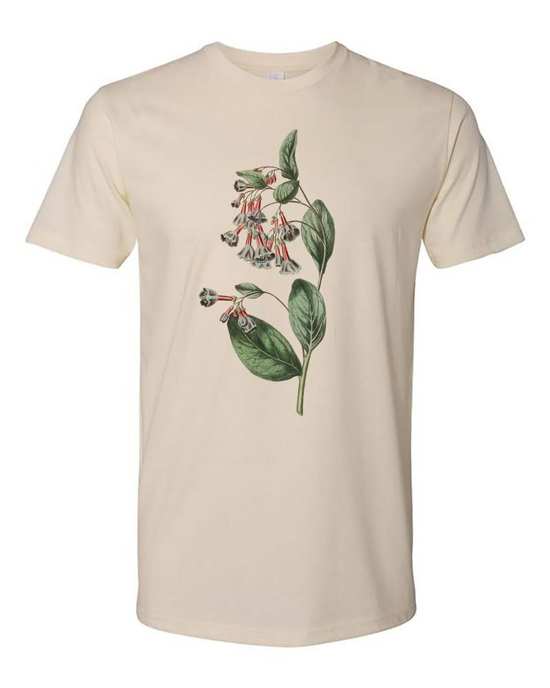 Коттедж Культ Одежда Футболка 100% Хлопок Викторианский Гот Колдунья Бутон Мак Унисекс Футболка XXXL