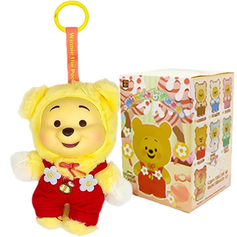 New Miniso Winnie The Pooh Candy Series Blind Box Kawayi Vinyl Face Pendant Pupu Bear Doll Fashion Trend Toy Kids Gift