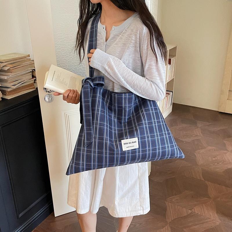 Lazy Wind Tote Bag - Classic Casual Fashion Large Capacity Shoulder Sling Bag Canvas Bag