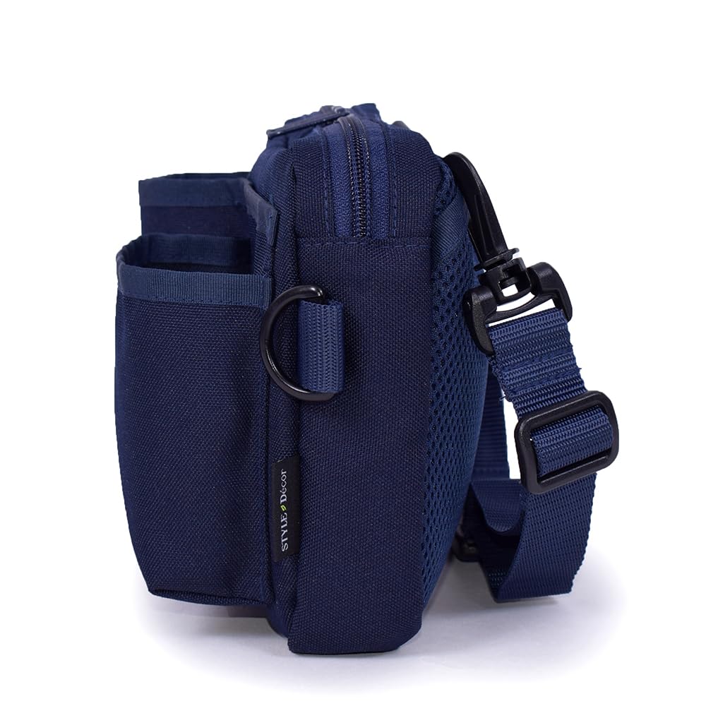 STYLE Decor Nurse Pouch Deep Navy Pouch for and Other Accessories (Water-Repellent, Gusseted) 2-Way Shoulder/Waist Nursing, Medical, (WA400200)