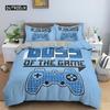 Game Handle Bedding Set Luxury Duvet Cover with Pillowcase Quilt Cover Queen King Bedding Cartoons Kids Boys Bed Cover Set Green