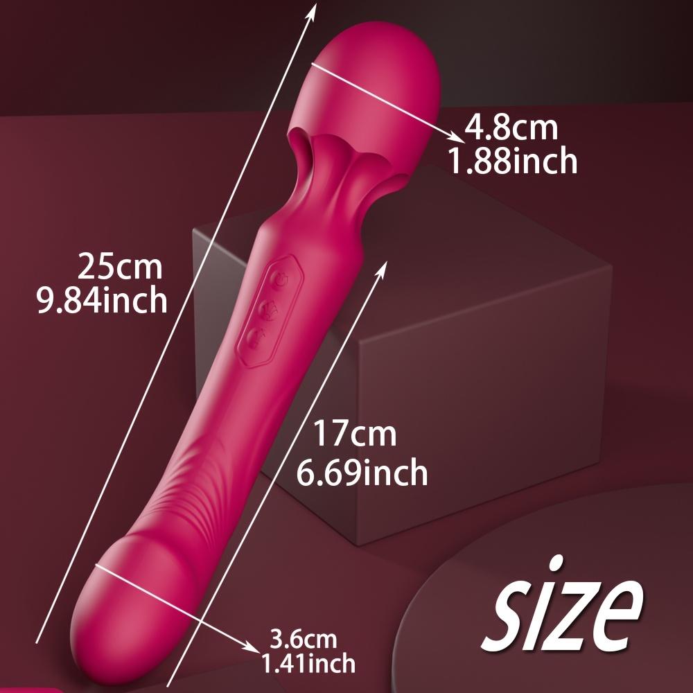 10 Modes Dual Motor Powerful Vibrator G Spot Massager Clitoris Stimulator Dildo Whole Body Silicone Anal Plug Toy for Women