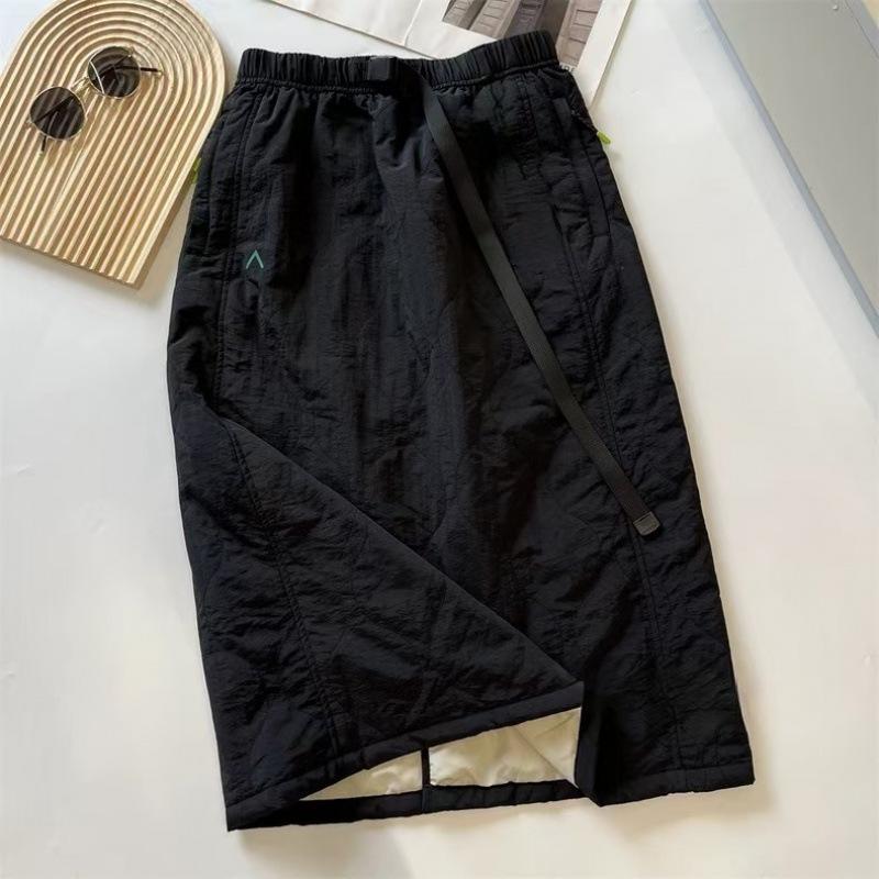 2025 Winter Women s Elegant Padded Cotton Skirt: Warm, Lightweight, Versatile Half-Length XL for 120-140 jin