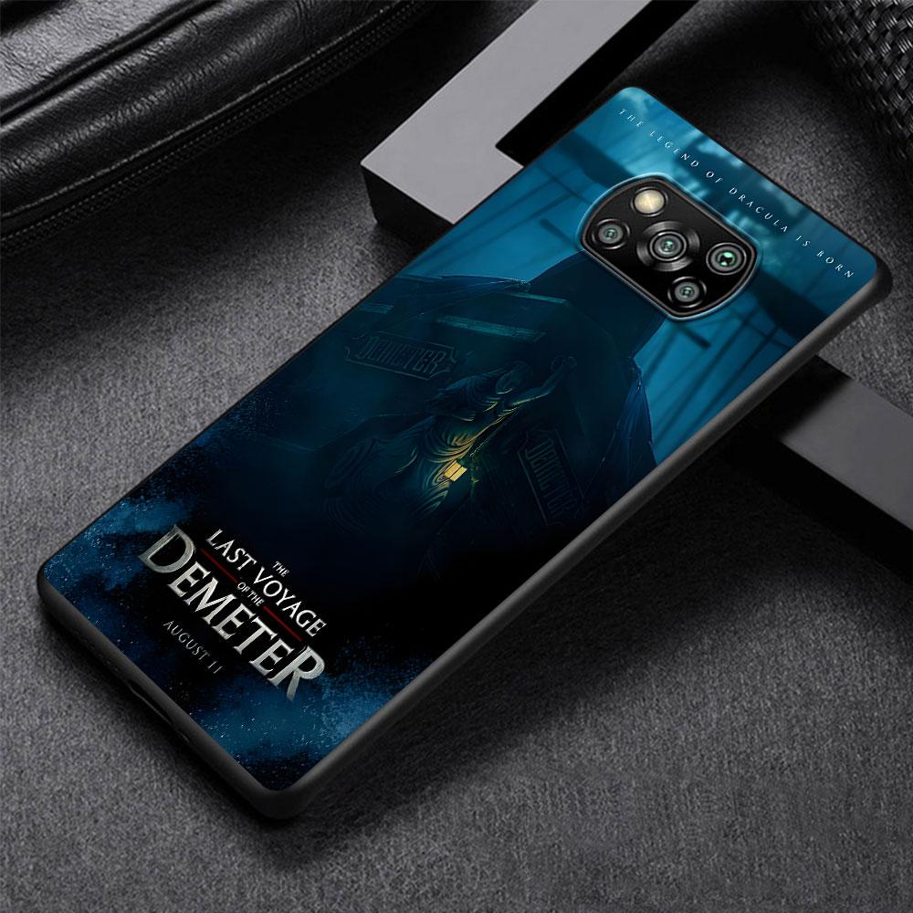 Poslední plavba Demeter Pouzdro pro Xiaomi Poco M5s X3 NFC X5 F3 M4 M3 Pro Černý silikonový měkký kryt na telefon Coque